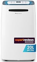 Pro Breeze® 20L/Day Dehumidifier with Digital Humidity Display, Sleep Mode, Continuous Drainage, Laundry Drying and 24 Hour Timer - Ideal for Damp and Condensation