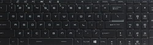 MSI GE75 Raider 10SE 10SF 10SFS 10SGS �Ή� �����p �L�[�{�[�h US�z�� 1�L�[RGB�o�b�N���C�g�t��