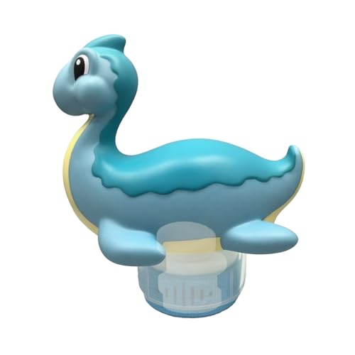 Difusor de Cloro Piscina, Dinosaurio/Pato Distribuidor Flotante De Cloro, Fotador Cloro Piscina De Flujo Ajustable, Dosificador Difusor Flotante Dispensador De Productos Químicos para Piscina, Spa