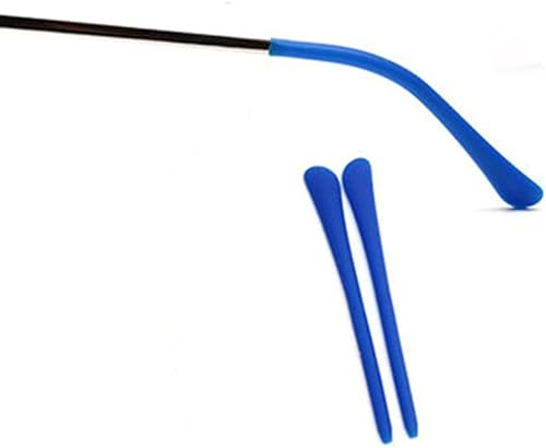 BEHLINE - Puntas de silicona suave para gafas, 1 par de calcetines antideslizantes para orejas de gafas de sol, ganchos para los oídos, almohadillas
