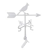 Montague Metal Products - 24″ Aluminum Cardinal Weathervane - 6 Colors Available - Outdoor Windvane - Roof Metal Decor - Mount Included (4 to Choose from) - Hand Cast Aluminum Weathervane