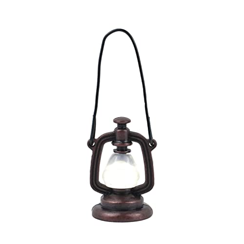 Puppenhaus Möbel Zubehör Set, Mini Ornament Puppenstube Mikro Landschaft mit Holztür Öllampe Teppichdecke Gummistiefel… – Bild 5