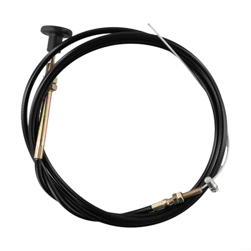 Cable de estrangulador de parada de motor, control de alambre, acelerador para uso comercial de coche, camión, 2-5 m de longitud, 6 mm o 10 mm de grosor, compatible con motores de gasolina diésel (2 m