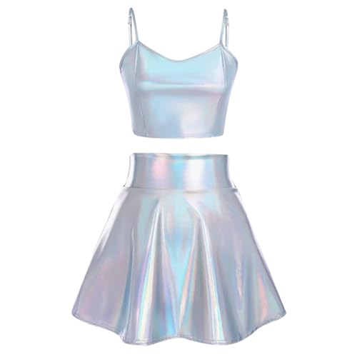 Jupe plissée courte vêtement de spectacle costume de scène de mode #Z