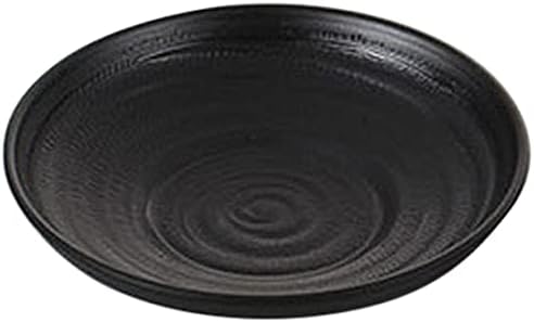 Set of 10 Tea Saucers, Total Black 3.6 inches (10.7 x 2.3 cm), Painted [Restaurant, Inn, Japanese Tableware, Restaurant, Commercial Use, Tableware, Tableware, Tableware, Dinnerware