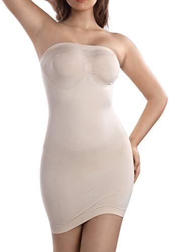 White strapless under dress slip Clearance