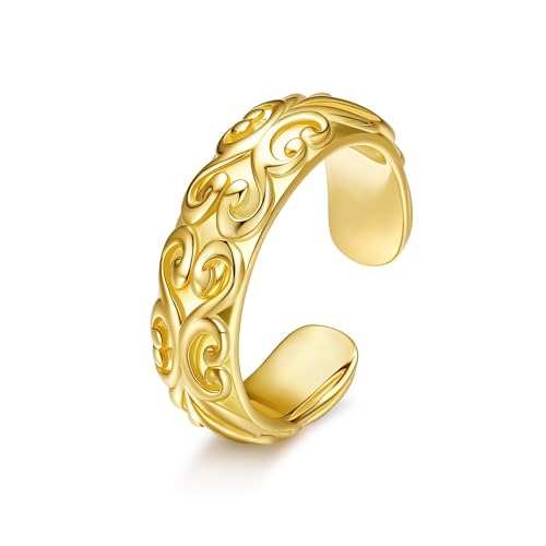 Anillos de plata 925 auténtica de filigrana fina para joyería de pies