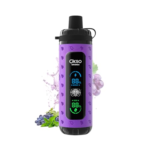 �d�q�^�o�R �g���̂� OKSO Shisha Max 40000 �� �x�C�v �{�� vape �V�[�V�� DTL �x�ɒ��B �����^�� 800mAh �[�d�� 2 �̃��[�h �h�o�L���b�v�t�� �G�A�t���[�����\ �։��p�C�| �։��O�b�Y �����C�^�o�R �l�C �j�R