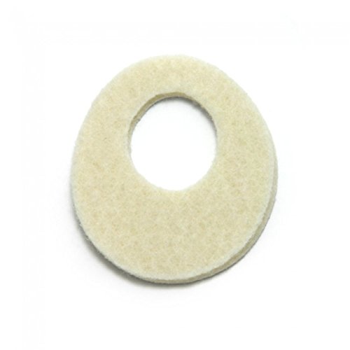 Atlas Biomechanics Oval Callus/Bunion Cushion, 100 Pack, 1/8" Felt, Ball of Foot Callus Remover Pad