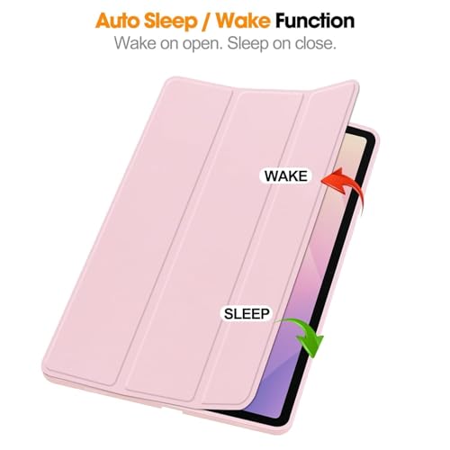 Image of ProElite Case Cover for Apple iPad (A16) 11th /10th Generation (2025 /2022), Smart Case for iPad 11th /10th Gen [Auto Sleep /Wake Cover] [Pencil Holder] [Soft Flexible Case] Recoil Series - Pink