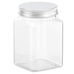 Axe Sickle 24 Ounce Clear Plastic Jars Storage Containers With