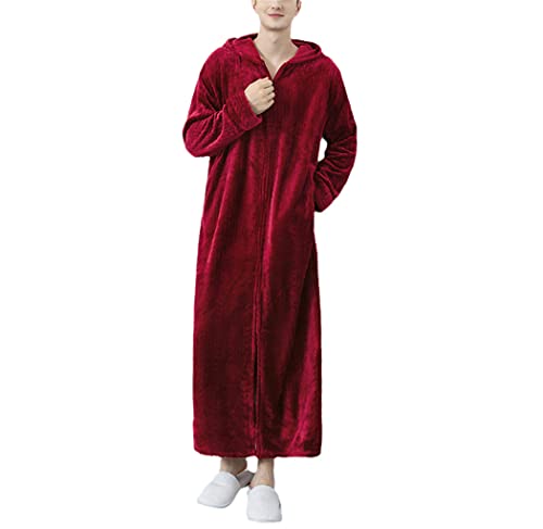 Peignoir long en fourrure thermique idéal pour les matins froids d'hiver