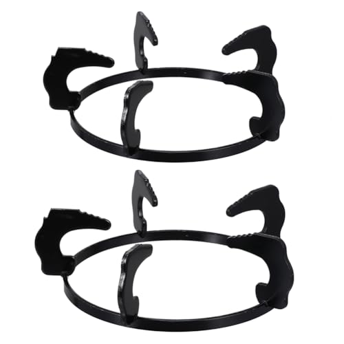 DINHEAROM 2piezas Rejilla para Fogones De Gas Soporte para Estufa De Gas Duradero Hierro Antideslizante