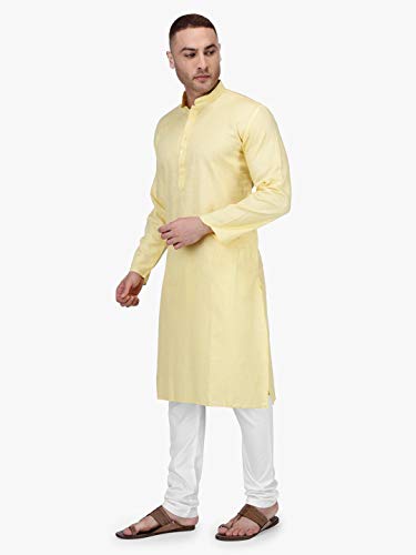 Image of Rajubhai Hargovindas Men's Premium Cotton Solid Kurta