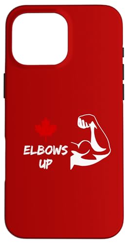 Elbows Up Canada Est 1867 Proud Canadian Strong Canada Flag Carcasa para iPhone 16 Pro Max