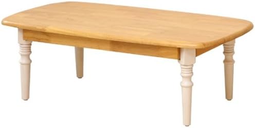 Sucre Table T-2445LBR/WH Shukley Table, Light Brown