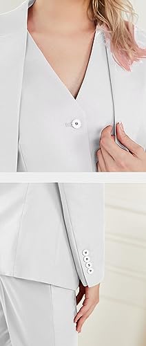 Blazer and Pants Set Women 3 Piece Tuxedo Suit Office Business Women Pant Suits4