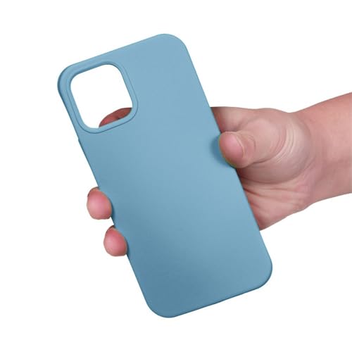 Image of ArmourPro Silicone Back Case for iPhone 15 Pro Max Soft-Touch Case | SkyBlue