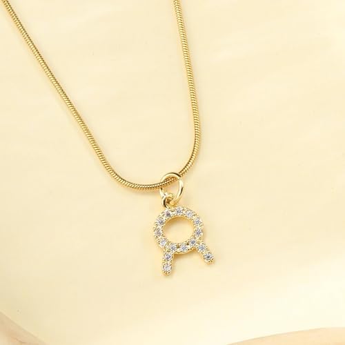 Image of SALTY Anti Tarnish Zodiac Sign Pendant Necklace for Women Men | Stylish Locket Neck Chain | Fashion Jewellery Accessories for Girls Boys | Minimal Jewelry | Ideal for Gifting | Gift for Diwali, Christmas, Marriage, Birthday