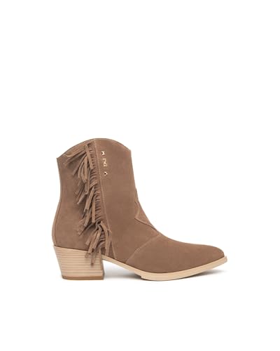 Materiale Fondo: Gomma Nero Giardini E615131D Stivaletti Donna in Suede - MOU 37 EU