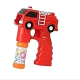 Carro De Bombeiro Lança Bolhas De Sabão C/ Musica E Luz