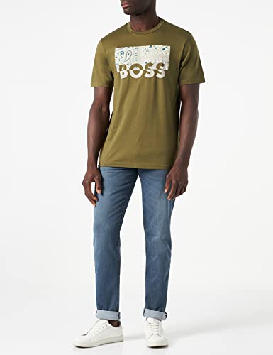 BOSS Thinking 3 T-Shirt, Open Green380, XXL Uomo