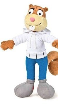 Preisvergleich Produktbild Spongebob + Freunde Plüschtiere Stofftier Kuscheltier (Sandy Cheeks)