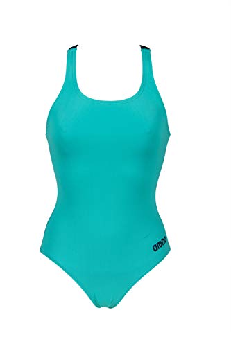 Arena Women's Standard Madison Swim Pro Back MaxLife One Piece Swimsuit, Mint-Navy, 28