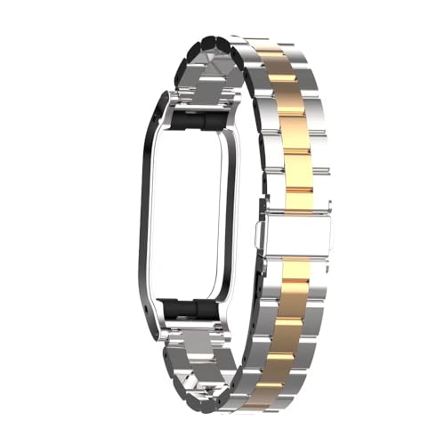 Image of Compatible with Fitbit Luxe Bands,Stainless Steel Metal Replacement Strap Wrist Band Compatible for Luxe Fitness Tracker