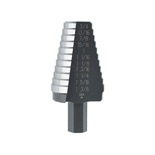 Irwin Tools IRWIN Step Drill Bit Set, General Purpose, 4-Piece (10225)