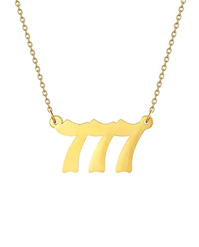Collier chiffre des anges en or et argent pour femme | Bijoux de numérologie spirituelle