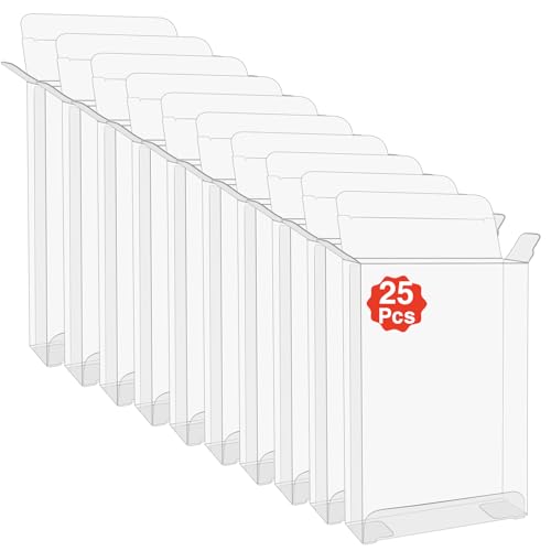 Vlammende 25Pcs Clear Case Sleeve Protector for Nintendo N64 Video Game Box