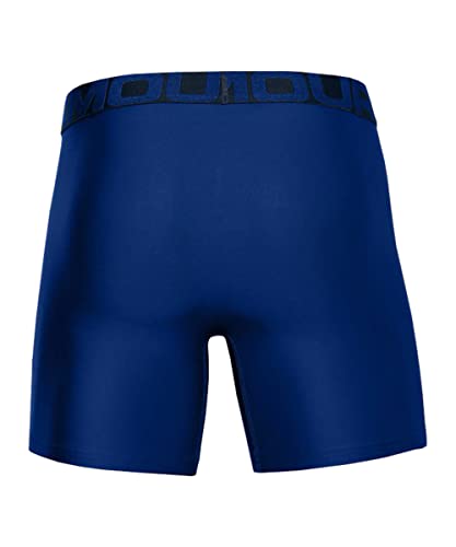 Image of Under Armour Men's Performance Tech 6 Inch 3 Pack Solid Boxer Briefs Boxer Shorts