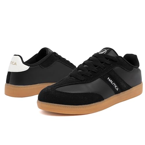 Image of Nautica Womens Fashion Sneaker Classic Casual Shoe with Soft Cushion Comfort and Durable Gum Bottom Outsole - Keota