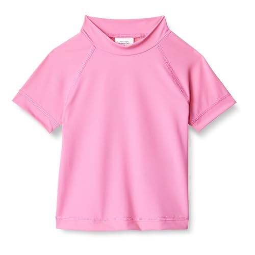 Amazon Essentials Girls and Toddlers' Short Sleeve Rashguard T-Shirt