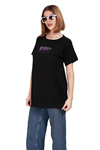 Image of WEET Women Long Length Cotton T-Shirt