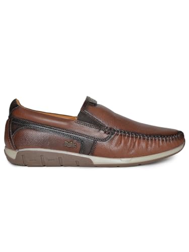 Image of Buckaroo GOSA Genuine Leather Brown Casual Shoes for Mens
