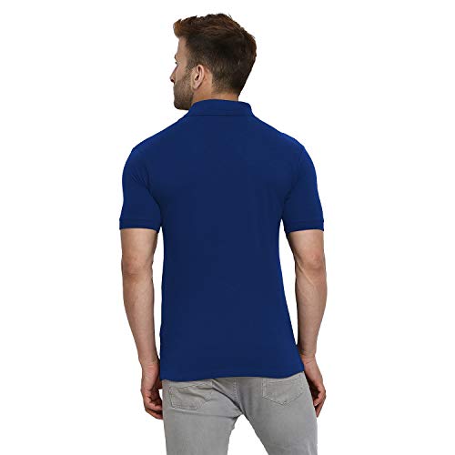Image of CHKOKKO Men's Cotton Regular Fit Half Sleeves Polo T-Shirt