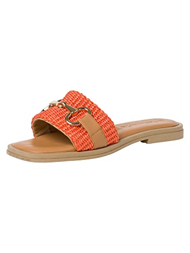 Tamaris Damen 1-1-27144-30 Slipper, Orange, 39 EU