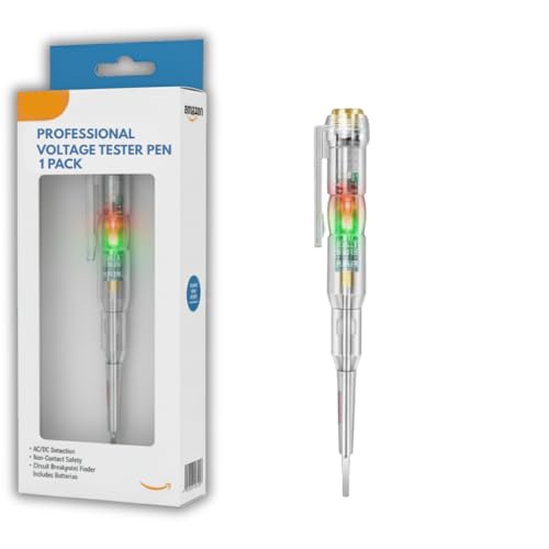 Image of Set of 1 Advanced Intelligent Chip High-Brightness Intelligent Voltage Tester Pen Multi-function LED Test Pen with Screwdriver for Electric Power Testing Voltage Tester [Safety Highlighter Pen] (1)