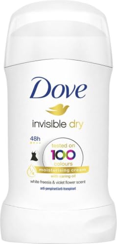 Dove Advanced Care Invisible Dry Anti-Transpirant Creme Damen Deodorant Stick mit Pro-Ceramid-Technologie für 72 Stunden Schweißschutz 50 ml – Ansicht 1