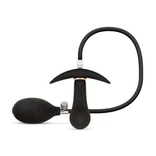 Anal Collection - Plug Anal Gonflable avec Pompe 8 cm - Noir