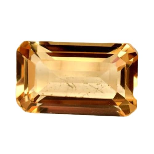 Citrine naturelle rectangulaire 19,58 mm pour création de bijoux DIY GH_NAT_08017