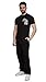 Cavalli Class Black Tiger Head Chest Motif Fashion T-Shirt-L for Mens, Large