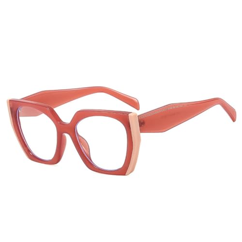 Lunettes de soleil oeil de chat polygone vintage au design bicolore et finitions soignées