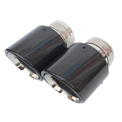 Silencieux pointe enjoliveur d'échappement 76mm universel auto