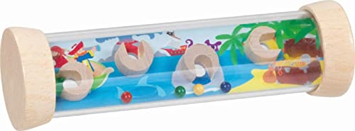 Goki - Patience Game with Marbles 3D Puzzles Multi-Coloured (56325), Multicoloured