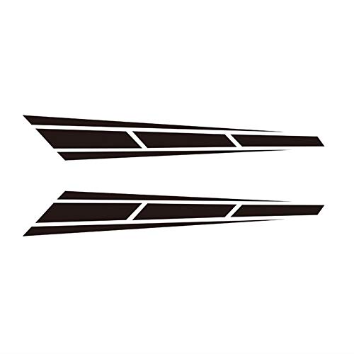 Lanzmyan Universal Hood Decal Sticker Dbs001 Car Hood Racing Body Side Vinyl Modified Stripe Decal Decoration Black #TOP5