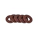 HEROFFIX Universelle Öldichtung TC Doppellippe mit Stahlfeder Dichtungsring Rotationswellendichtung 17x35x5mm Hochdruck FKM Gummi Braun 5 Stück