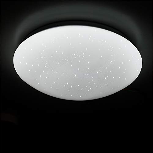 Preisvergleich Produktbild Lineway 18W LED Deckenleuchte mit Bewegungsmelder, Radar Bewegungssensor, Deckenlampe, Reichweite, Zeit Einstellbar, IP44 Wasserdicht für Garage Korridore Eingangsbereich(Ø29cm, 6000K,1200lm)